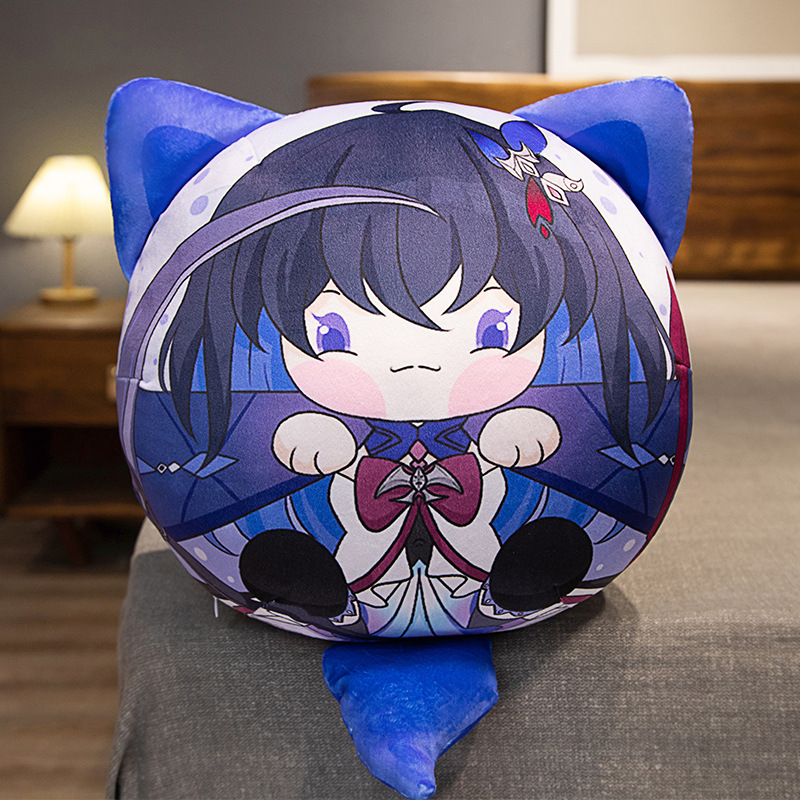 Picture of Xingqiong Railway Second Dimension Surrounding Kafka Pillow Drinking Yuejun Pendant Blade Jing Yuan Tuan Zi Silver Wolf Luo Cha Stop Cloud