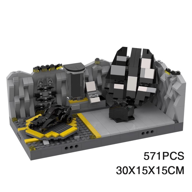 Picture of MOC building blocks puzzle assembling super hero Batman lab batwing hole toy boy assembling suit
