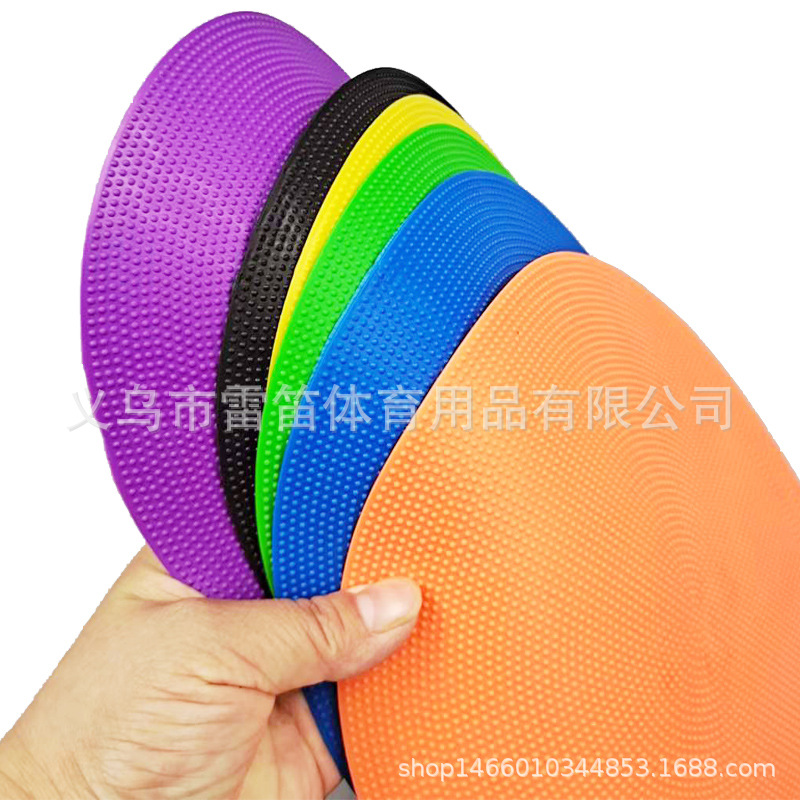 Picture of Football training plane sign plate disc sign plate training obstacle round mouth tennis landmark pad