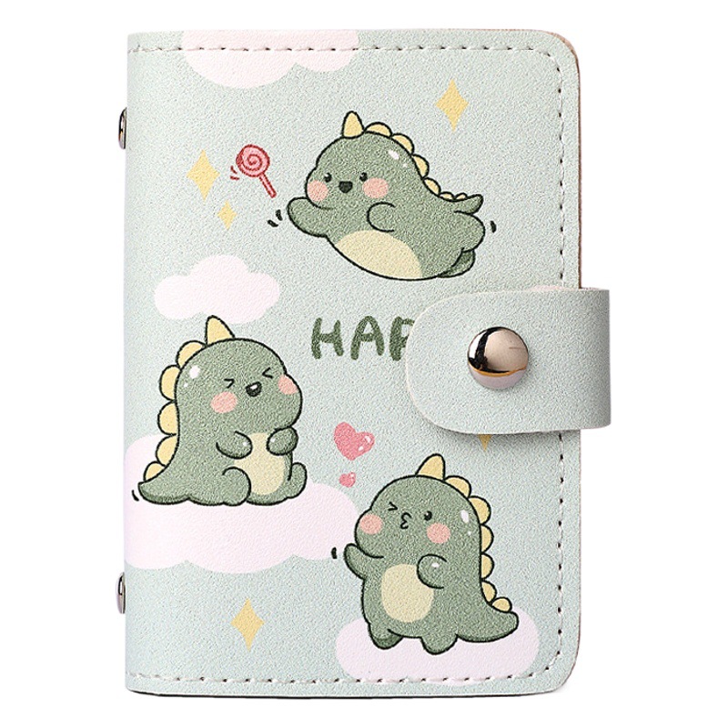 Cartoon Cute Monster Card Bag Women's Distinctive Large Capacity Multi-Card ID Card Holder Men's Internet Celebrous Card Holder