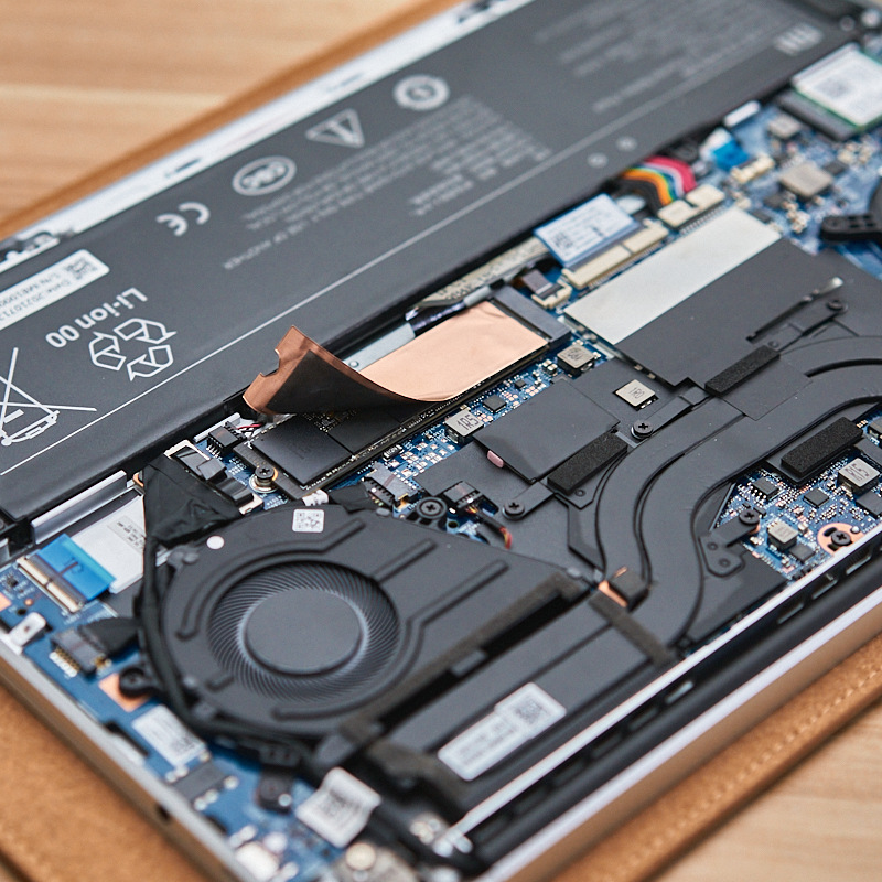 Picture of Matte copper M2 copper solid state heat sink M.2 hard disk radiator vest ssd notebook NVMe thermal conduction sheet ultra-thin