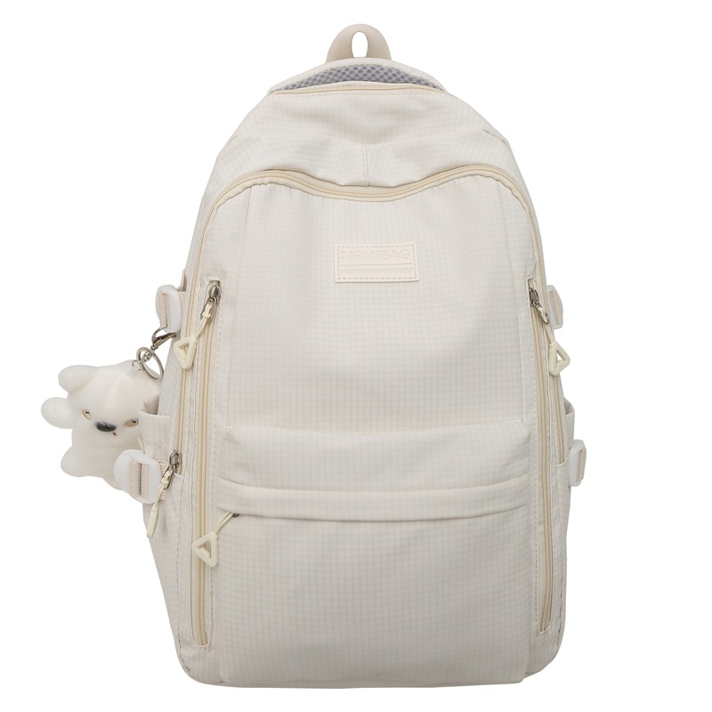 Picture of Cross-border school bag 2024 new small fresh solid color beginning Senior high school student school bag candy color large capacity backpack