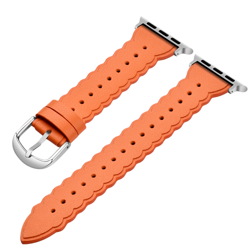 Picture of in stock for Apple Watch Genuine Leather Strap Apple iwatch9876SE Double Llace Fashion Wristband
