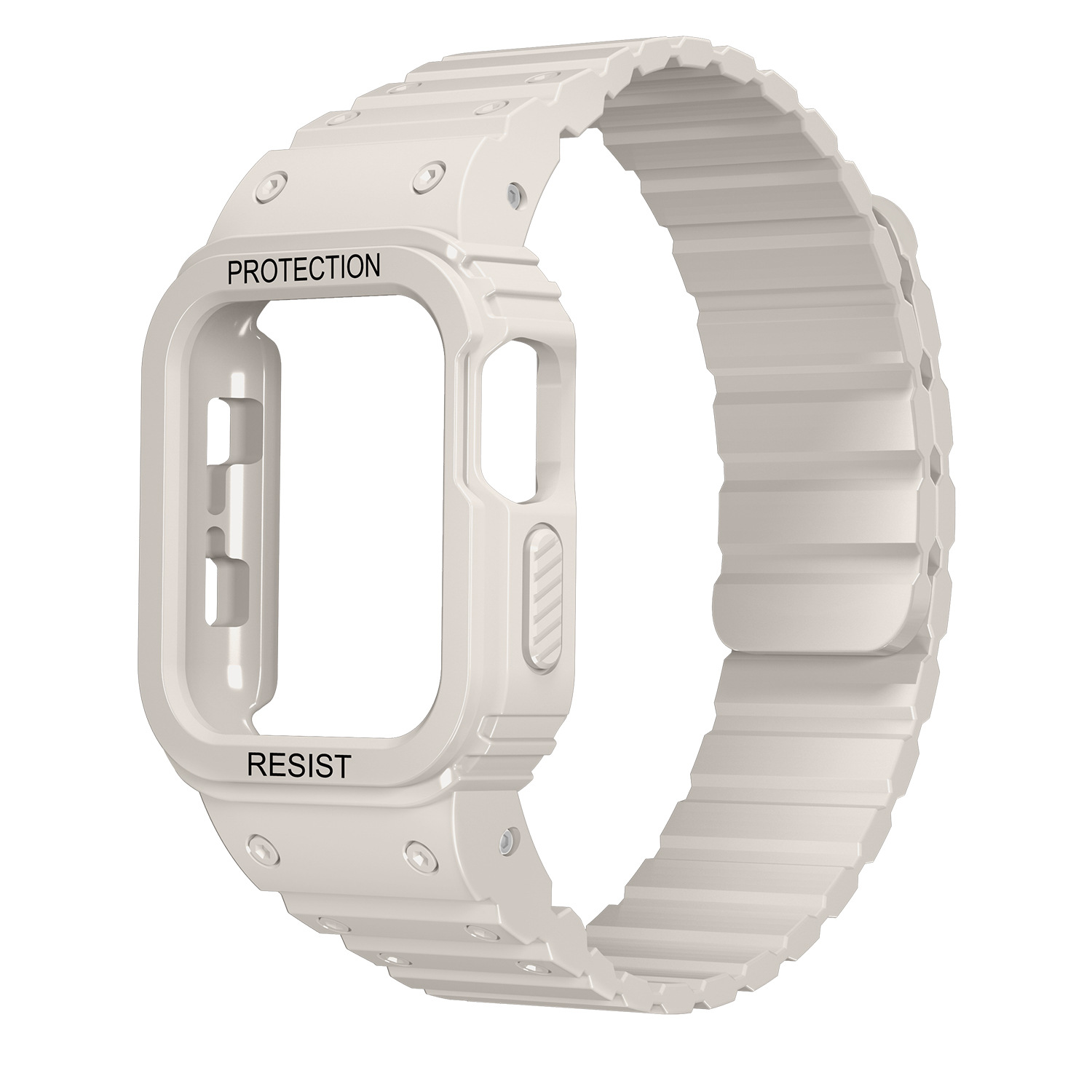 Picture of for applewatch apple strap iwatch9-10 generation silicone integrated protective case watch strap accessories