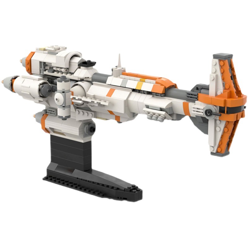 Moc Compatible with Lego Set Hammer-Level Frigate Medium-Sized Building Blocks 57178 Planet Series