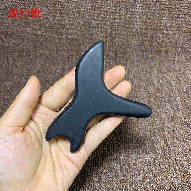 Picture of Stone Factory wholesale stone massage cone pick Bar Stone massage cone/massage dovetail stick