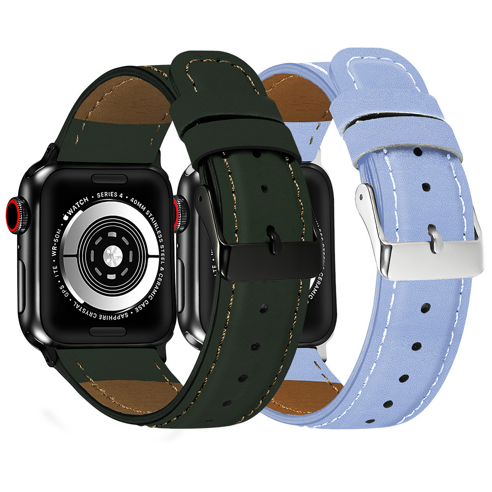 Picture of For Apple Strap Leather applewatch Strap Apple iwatch8 Strap Genuine Leather Apple Strap Hot