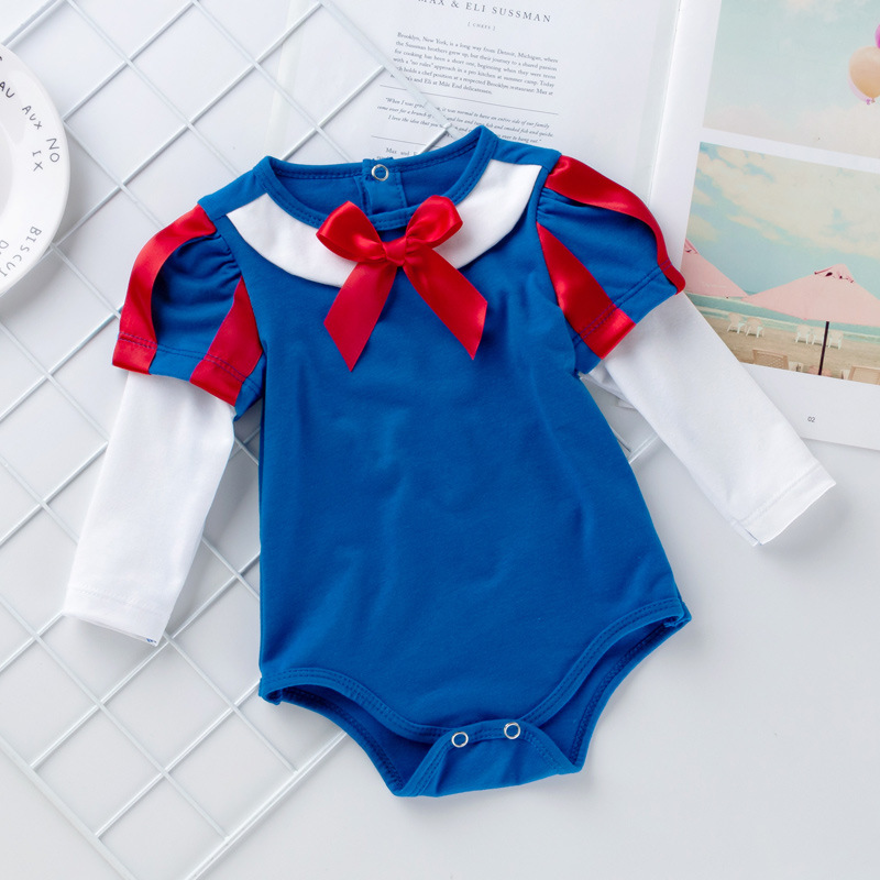 Picture of Girls Short Skirts Wholesale Clothes Children's Clothing Festival Baby Birthday Long-Sleeved Harem Baby Tutu Suit Factory Direct Sales