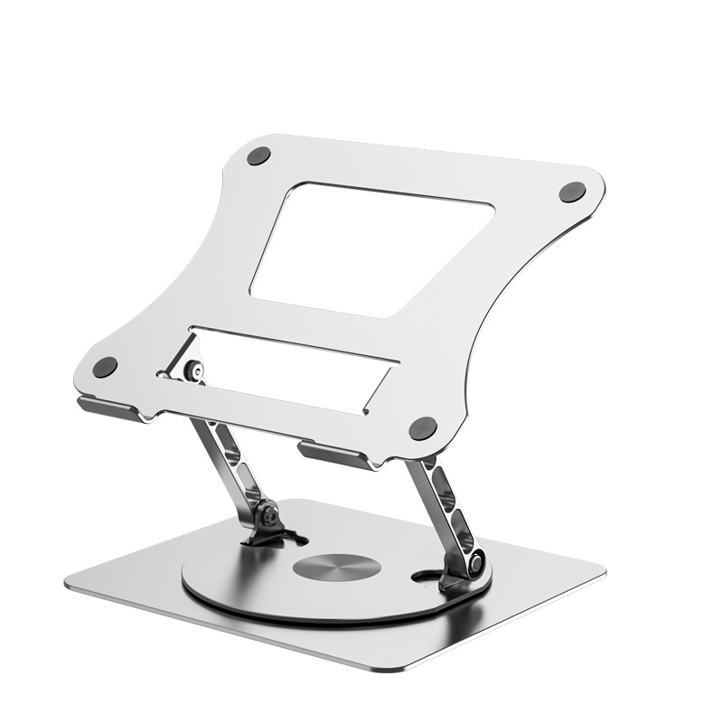 Picture of Aluminum Alloy Laptop Stand Desktop Elevated Portable Folding Storage 360 ° Rotating Laptop Stand