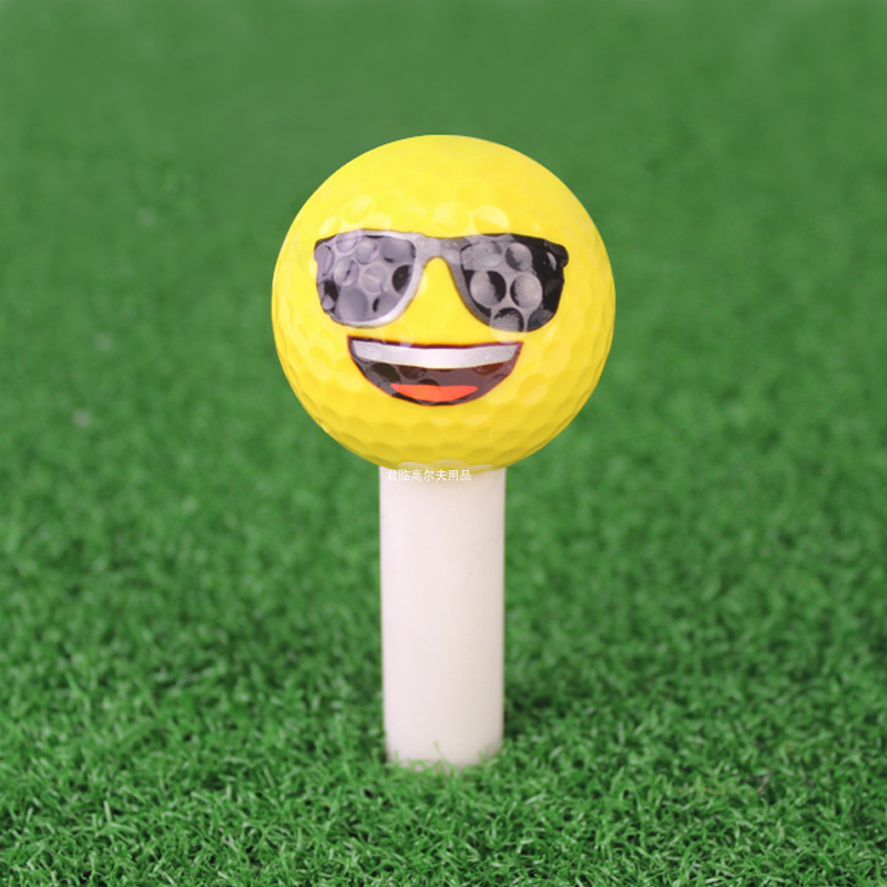 Picture of Golf Gift Ball Expression Ball Double Layer Practice Ball 12 Net Pack 6 Styles Can Be Printed with Logo