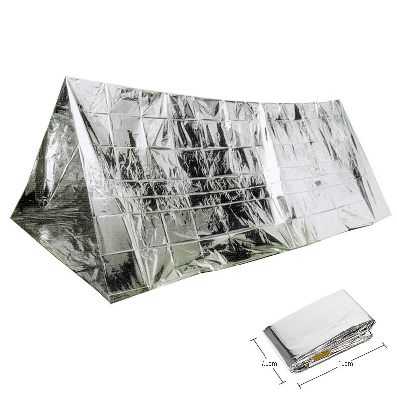 Picture of Outdoor emergency tent mountaineering oversized emergency blanket insulation blanket survival blanket refuge first aid sleeping bag earthquake emergency bag