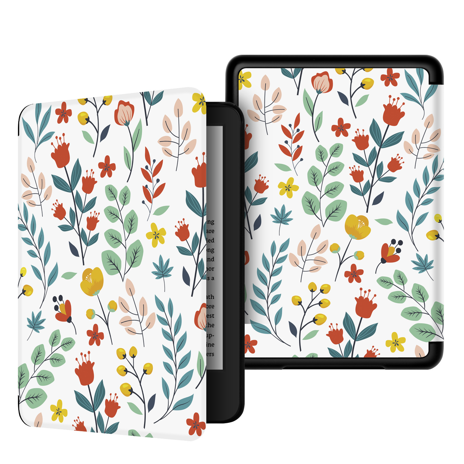 Picture of Spot Suitable for Kindle Protective Case 2016 Entry Version 558 Silk Pattern Painted Protective Case Migu X Leather Case