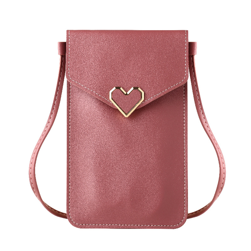 Picture of Put mobile phone bag women's slung neck mobile phone bag 2024 new summer vertical light walking touch screen small bag