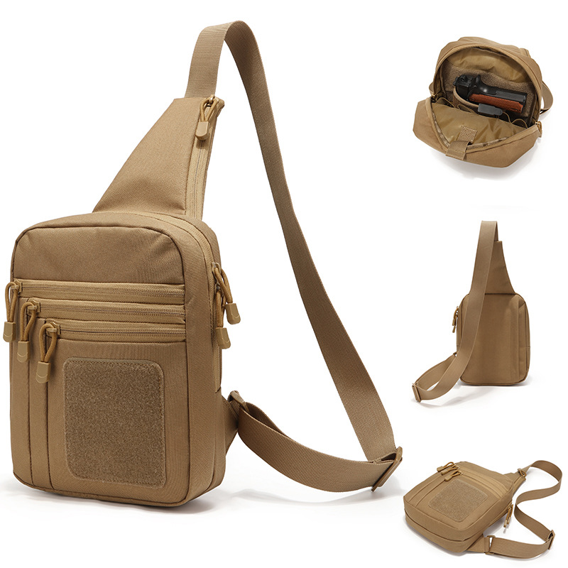 Picture of Outdoor Chest Outdoor Waterproof Shoulder Bag Hiking Sports Cycling Mountaineering Portable Multi-Functional Chest Bag Hanging Bag