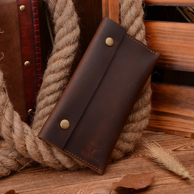 Picture of Cowther men's long wallet vintage Business Men's wallet wallet 102