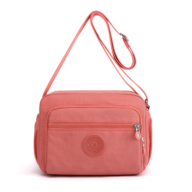 Picture of Fashionable Simple Women's Shoulder Bag Large Capacity Outdoor Shopping Bag Lightweight Waterproof Nylon Cloth Bag Crossbody Bag