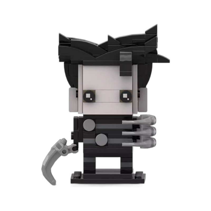 Picture of MOC Compatible Lego Small Particle Splicing Blocks Set Square Head Series 14635 Scissorhands Edward