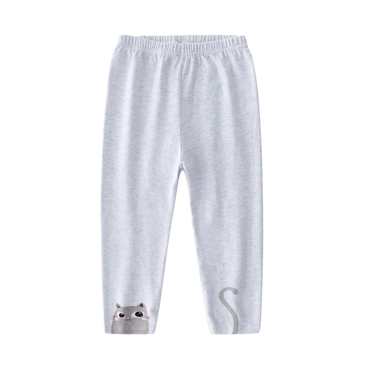 Picture of Spring and summer Korean cat girls leggings 95% cotton baby pants children's pants manufacturers wholesale