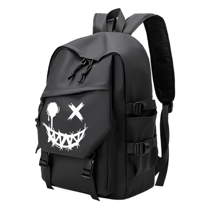 Backpack Men's Large Capacity Fashion Trendy Ins Computer Backpack Work Clothing Sports Reflective Travel College Student Bag