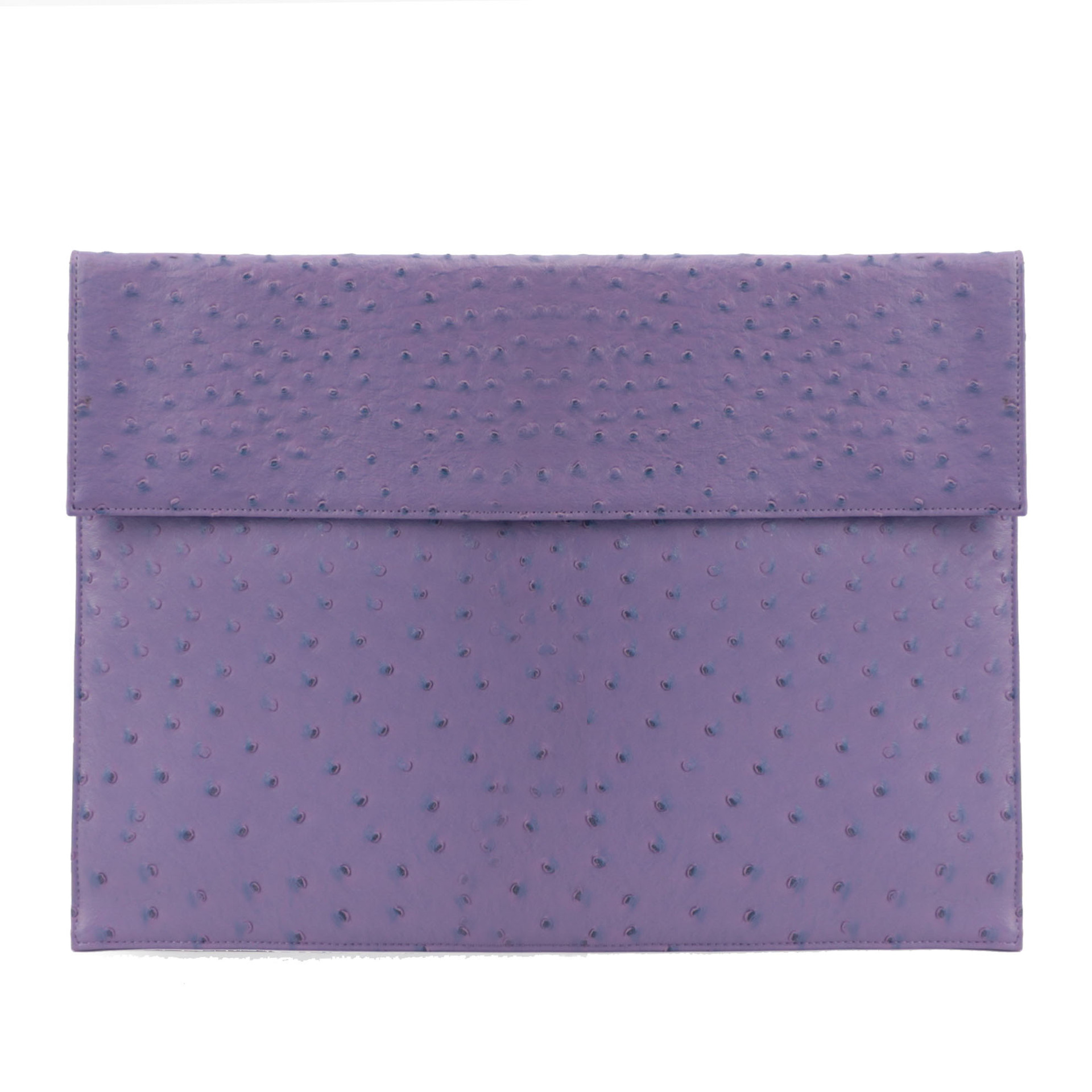 Picture of PU13/15 inch Apple laptop bag fashion ostrich pattern envelope bag business leather clutch sleeve bag