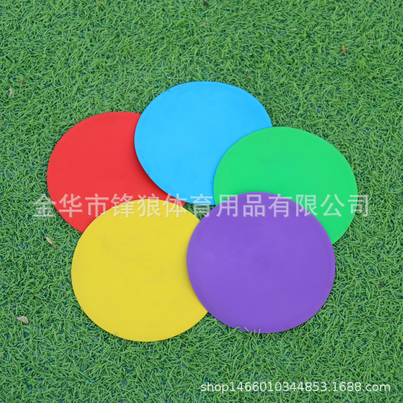Football training plane sign plate disc sign plate training obstacle round mouth tennis landmark pad