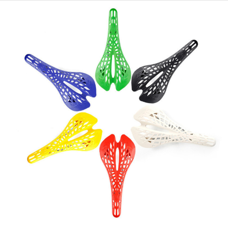 Picture of Bicycle Saddle, Shock-Absorbing Mountain Bike Seat Cushion, Colorfulful Cut Out Spider Web Saddle, Dead Fly Bicycle Seat Cushion