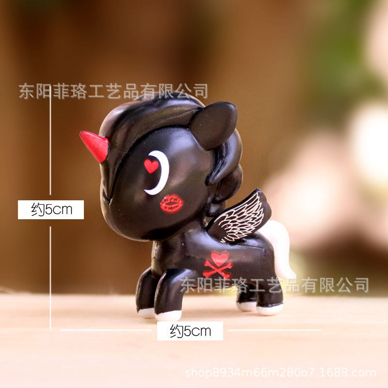 Picture of Magic Unicorn blind box accessories rainbow pony mermaid two-dimensional hand-made doll decoration girl heart doll