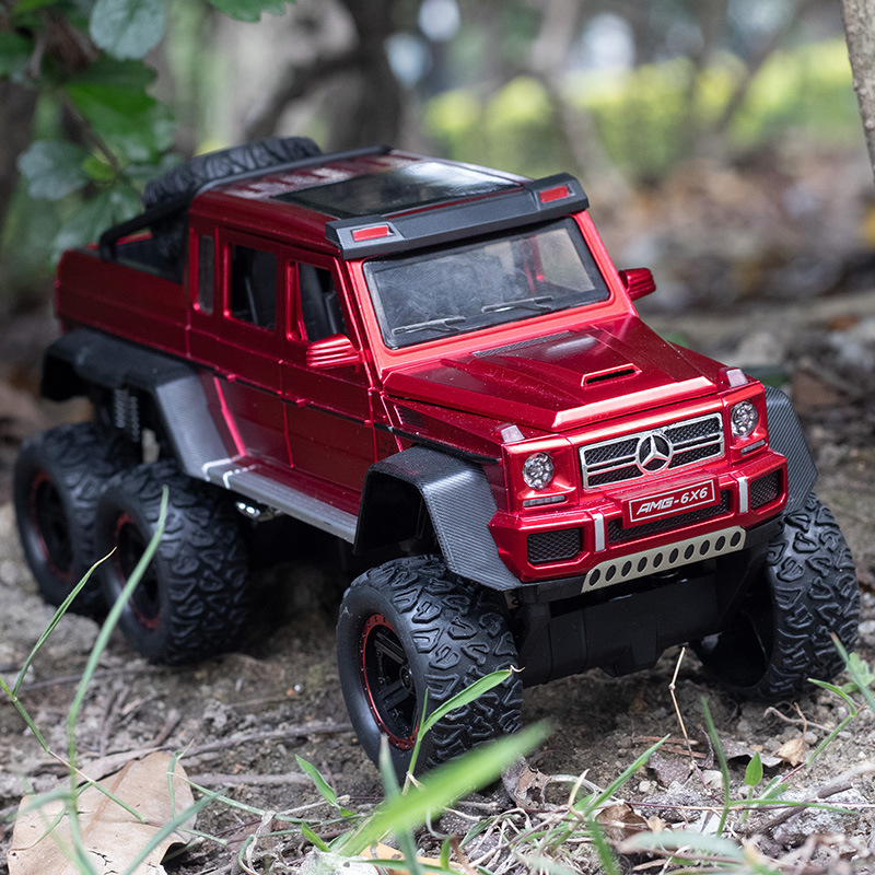 Picture of Foam Box 1:24 Mercedes-Benz G63 6x 6 alloy car model 6 door back force sound and light new Chenghai wholesale