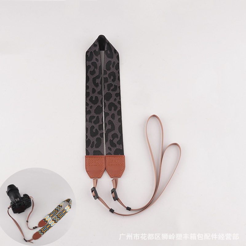 Picture of in stock Camera Shoulder Strap Decompression Camera Strap Hanging Neck Jacquard Camera Strap Various Types Universal Camera Strap