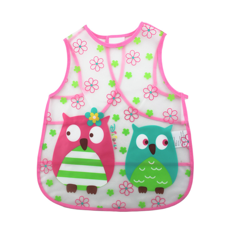 Picture of New Baby Saliva Bib Eva Waterproof Kidsren's Bib Baby Rice Bag Infant Bib Autumn and Winter Thin