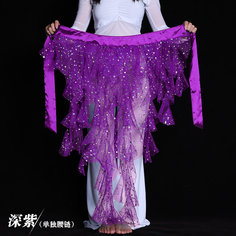 Picture of Belly Dance Highlights Mesh Nine-Tail Fox Belt Waist Chain Waist Charm Egyptian Waist Chain Source Factory