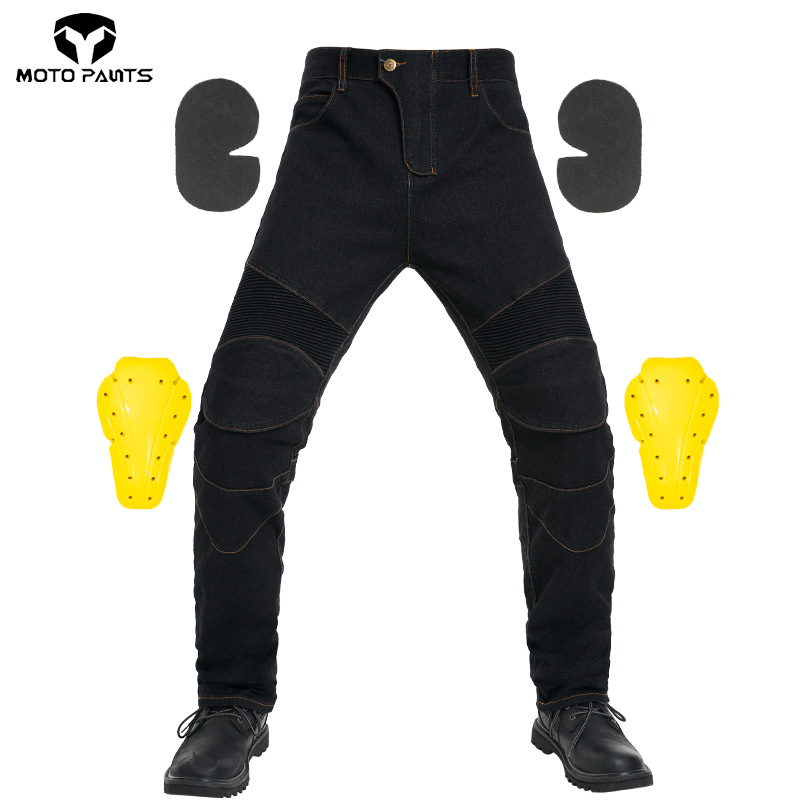 Picture of Factory direct off-road motorcycle riding rider pants motorcycle jeans racing pants anti-fall motorcycle pants with cover