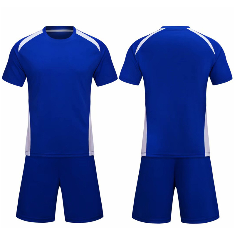 Picture of Wholesale football suit set adult children light board Football suit breathable sweat-absorbent printing number training match ball suit spot