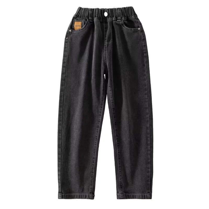 Picture of Boys' Jeans 2022 Spring and Autumn New Large Children's Pants Children's Loose Casual Handsome Boys' Trendy Long Pants