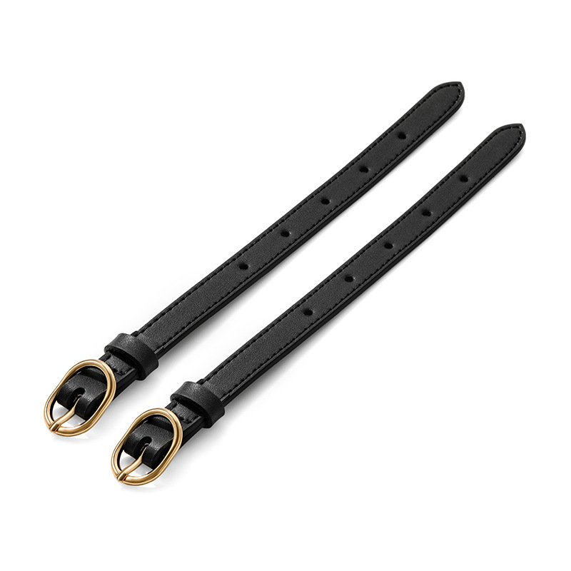 D-84 suitable for bag extension strap modification plain black extension with two-layer cowhide shoulder strap accessories single buy