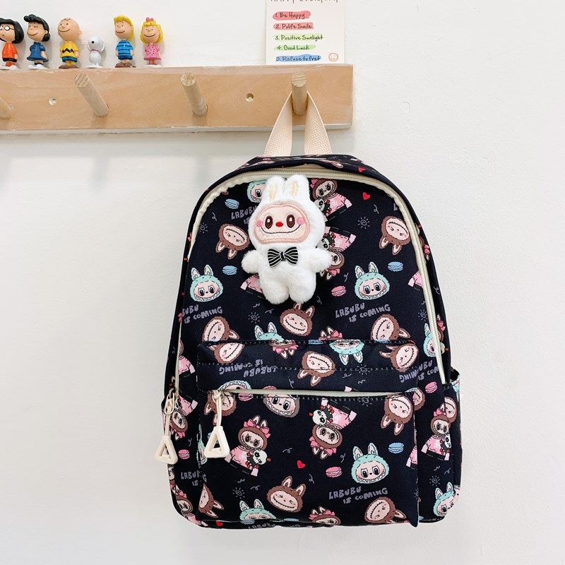 Picture of Children's Schoolbag New Cartoon Cute 3-5 Year Old Doll Backpack Kindergarten Baby Accessories Small Backpack Cross-Border