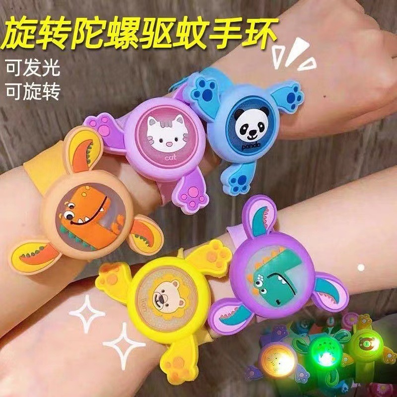 Picture of Cartoon Gyro Bracelet Luminous Summer Hot Sale Flash Children's Cartoon Rotary Watch Stall Night Market Square Hot Sale