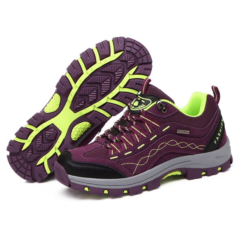 Picture of Autumn Hiking Shoes Men's Shoes Outdoor Shoes Women's Waterproof Non-slip Men's Breathable Sports Off-road Running Shoes Mountain Hiking Shoes