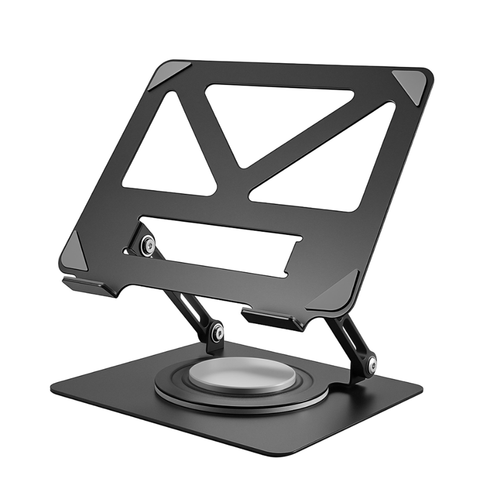 Picture of Rotating Laptop Stand Vertical Desktop Elevating Hollow Cooling Lifting Folding Metal Laptop Stand