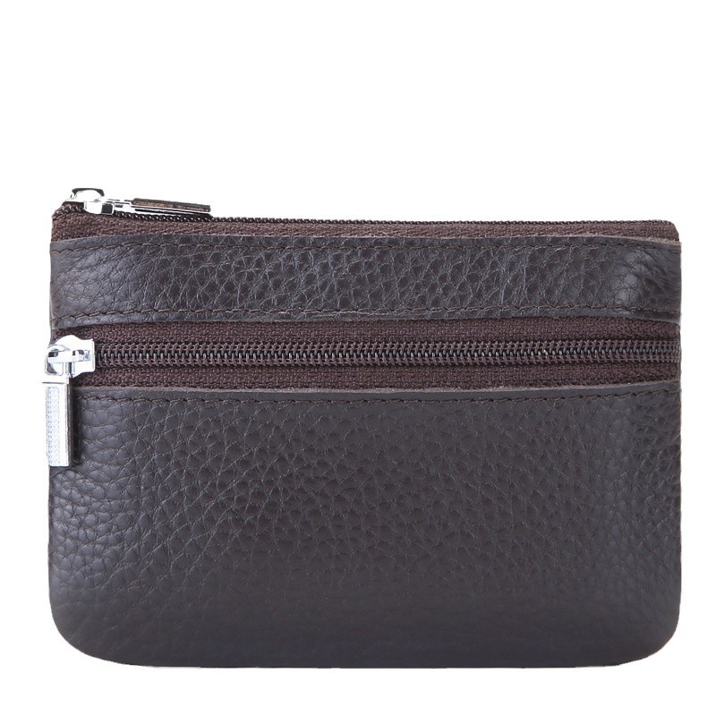 Picture of Factory direct real leather mini wallet Korean version of cute coin storage bag zipper coin purse can be distributed agent