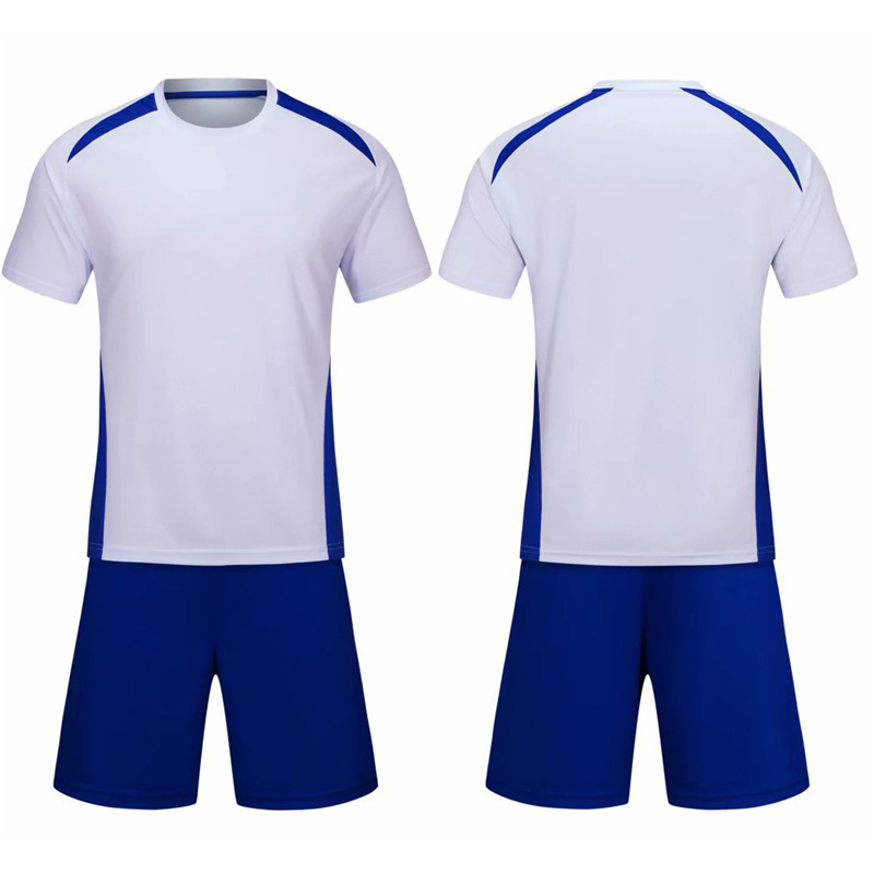 Picture of Wholesale football suit set adult children light board Football suit breathable sweat-absorbent printing number training match ball suit spot