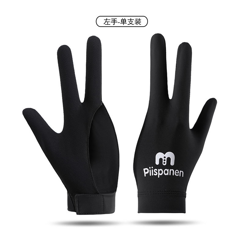 Picture of Billiards Gloves Professional Snooker Men's Three-Finger Full-Finger Ice Silk Breathable Non-Slip Left-Hand Single Pool Gloves Women