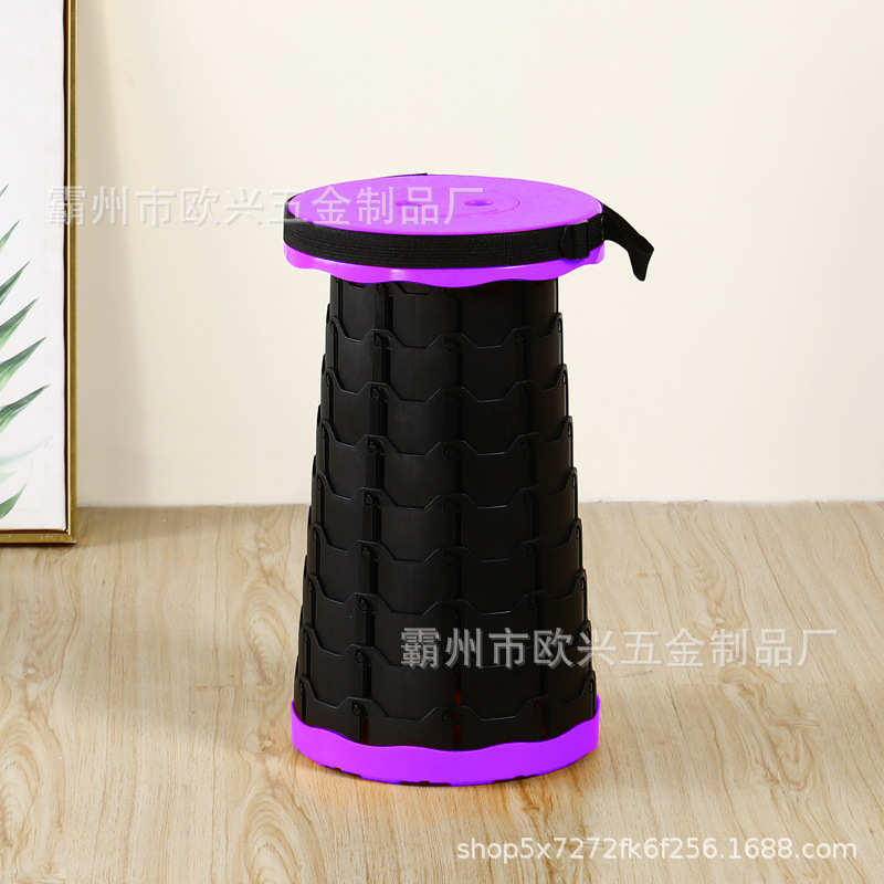 Picture of Outdoor Folding Stool Is Lightweight and Convenient, Telescopic Stool Is Easy to Carry, Outdoor Camping Stool Supports Cross-Border Spot Supply