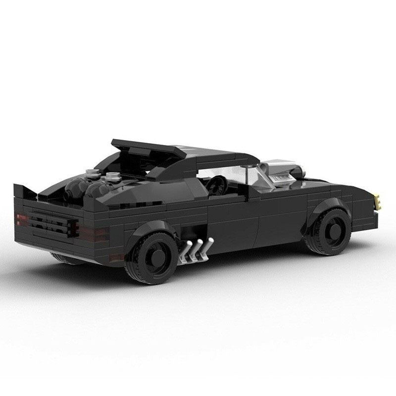 Picture of Small particle building blocks MOC car assembling toy crazy Max V8 Interceptor for Lego 21806