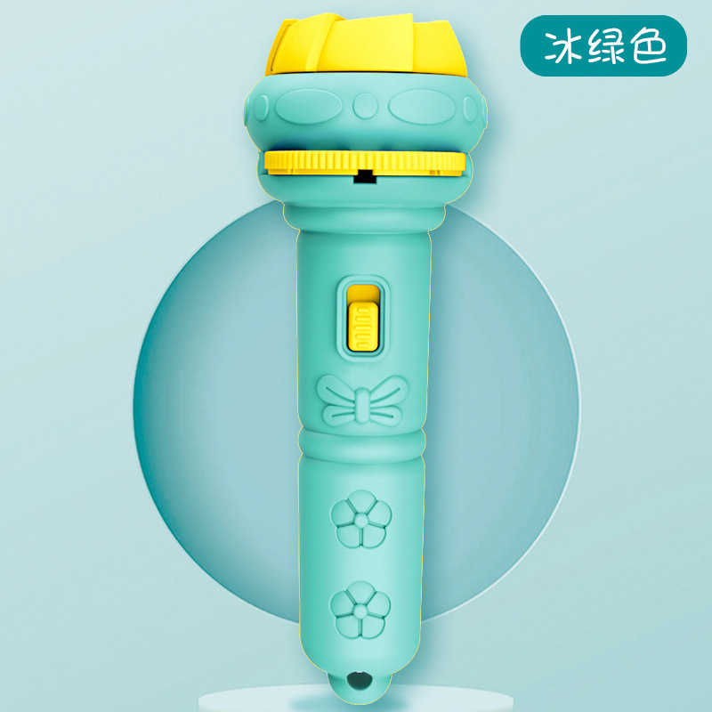 Picture of Cross-border children's projection flashlight mini cartoon pattern slide luminous toy gift baby six one gift