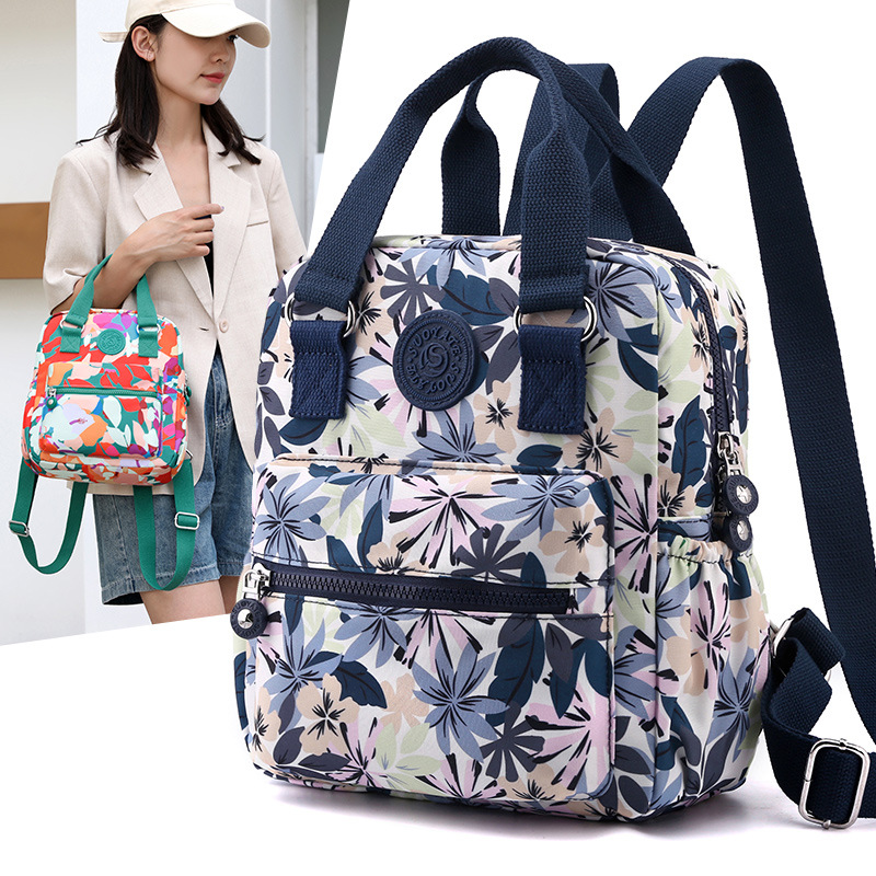 Picture of Cross-border New Women's Backpack Fashionable Outdoor Handbag Nylon Fashion Commuter All-match Travel Mummy Bag