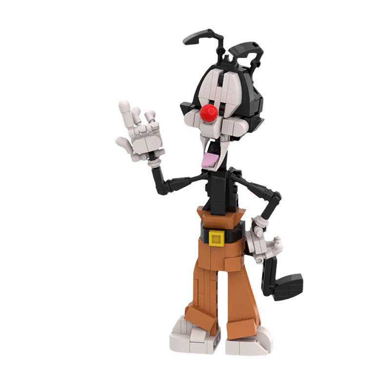 Picture of China's domestic assembled MOC Carnival Sanbao crazy animation characters around the building blocks compatible with Lego toys