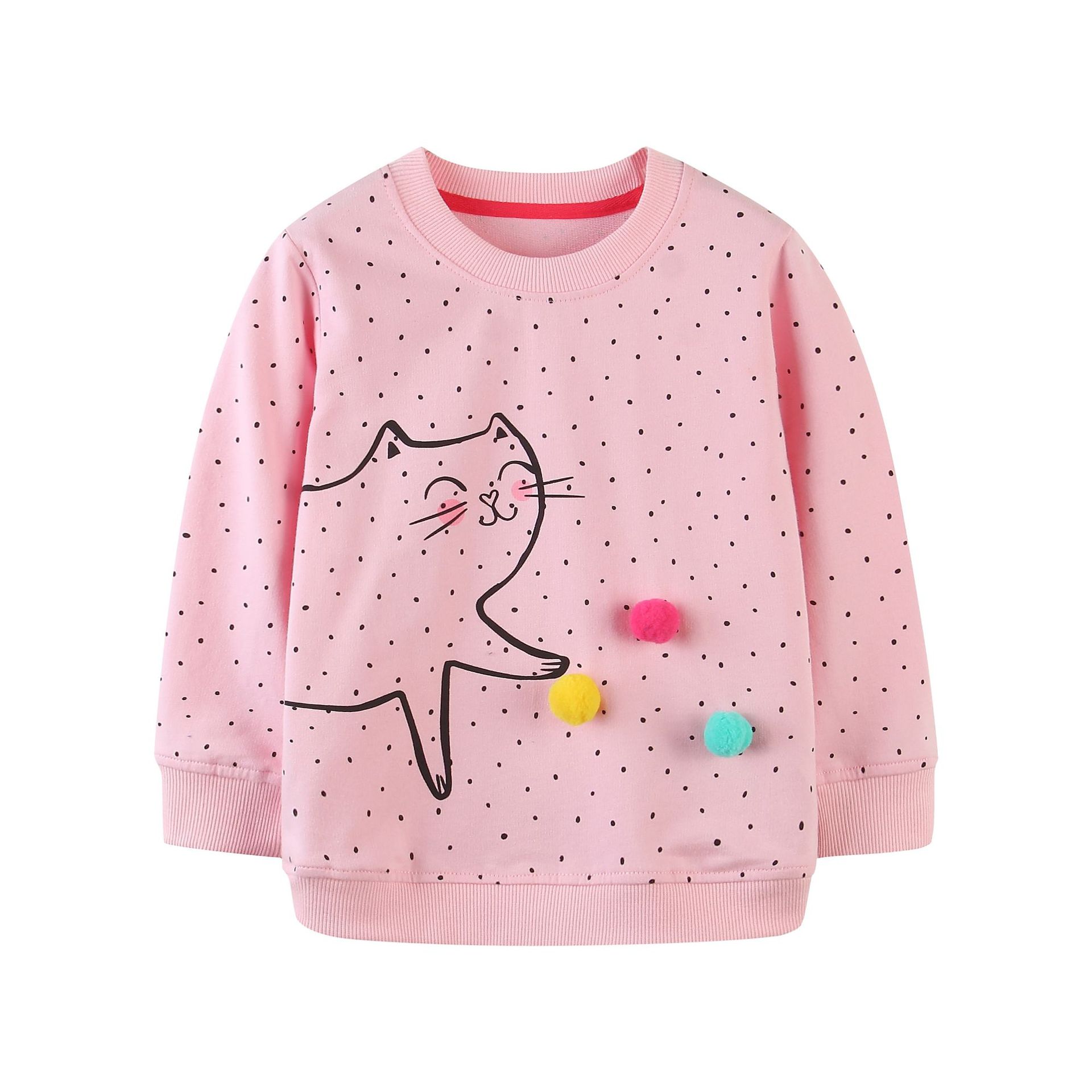 Picture of Cross-border supply of autumn new children's sweater European and American style girls long sleeve sweater printed round neck top