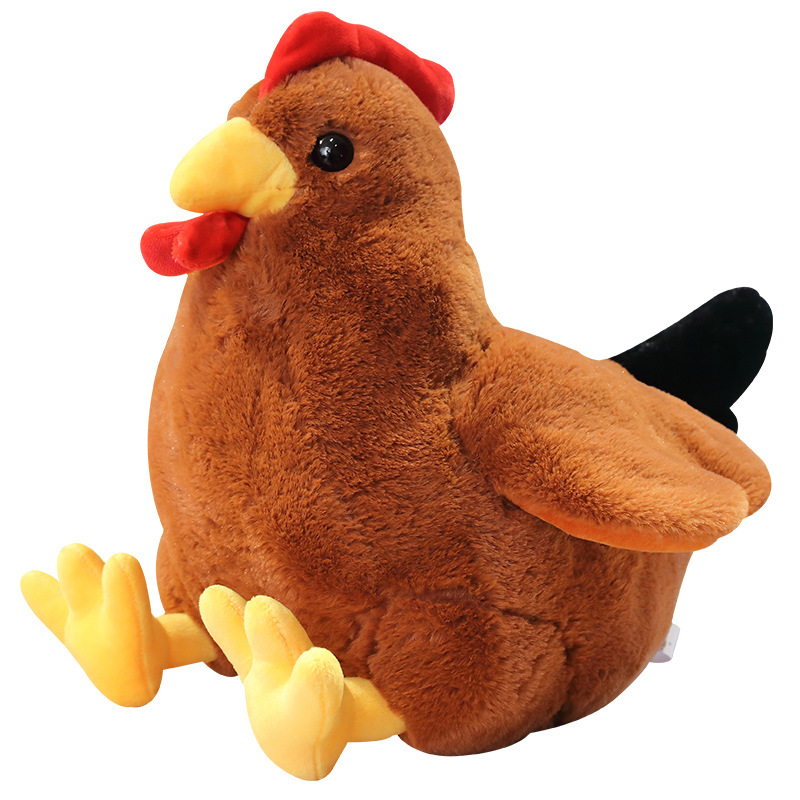 Picture of Poppy Bear Cute Soft Skin-Friendly Two-Color Big Rooster Doll Plush Toy Doll Large Grab Machine Doll Cross-Border