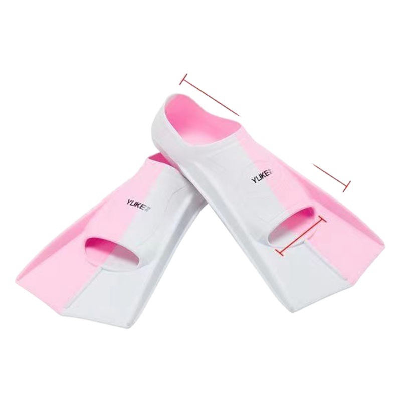 Factory direct for children and adults unisex professional silicone swimming diving wholesale training frog shoes short flippers